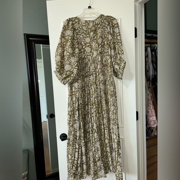OLIVE DAUGHTER OF INDIA MAXI DRESS - Picture 3 of 3